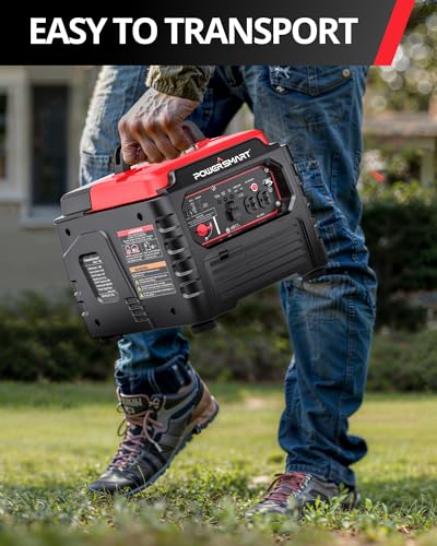 PowerSmart 2350-Watt Portable Inverter Generator, Parallel Capability, CARB Compliant, Outdoor Generator for Camping, Home Use