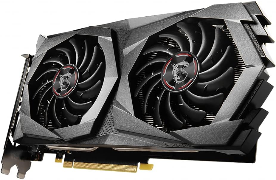MSI Gaming GeForce GTX 1650 4GB GDDR6 PCI Express 3.0 x16 ATX Graphics Card, 3X DisplayPort v1.4a, HDMI 2.0b (GTX 1650 D6 Gaming X Plus)