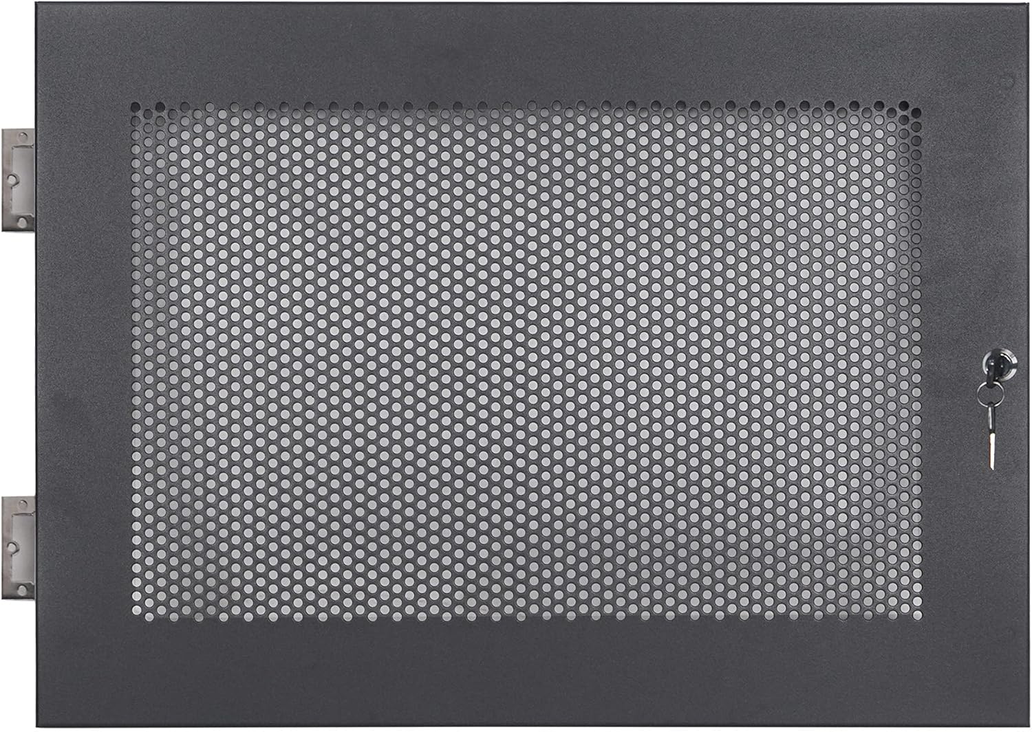 Sound Town 30U Universal Steel Rack, w/ 3 Locking Casters, Vented Side Panels for Audio Video, Server and Network Equipment (STRK-M30U)