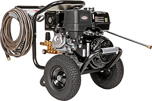 Simpson 61014 3500 PSI at 2.5 GPM Honda GX200 with AAA AX300 Axial Cam Pump Cold Water Professional Gas Pressure Washer PS61002-S