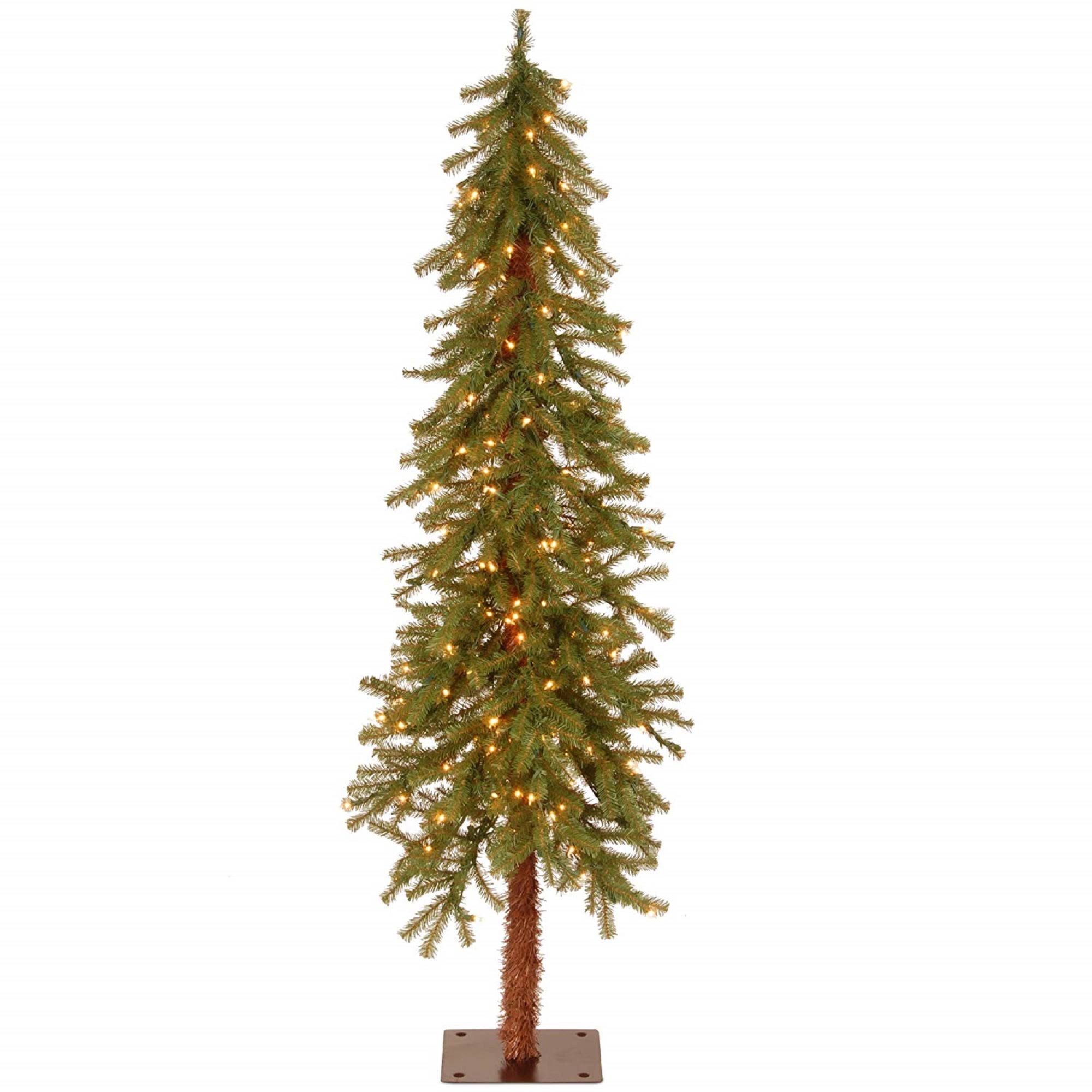 CC Christmas Decor 5’ Pre-Lit Hickory Cedar Artificial Christmas Tree – Clear Lights