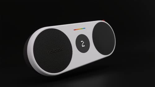 Polaroid P3 Music Player (Blue) - Retro-Futuristic Boombox Wireless Bluetooth Speaker Rechargeable with Dual Stereo Pairing
