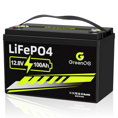 12V 100Ah LiFePO4 Battery Group 31 With Built-in 100A BMS, 15000 Deep Cycles Rechargeable Lithium Battery Prefect for Solar System, Rvs, Marine, Vans, Trailer, Backup (12V 100Ah*2)