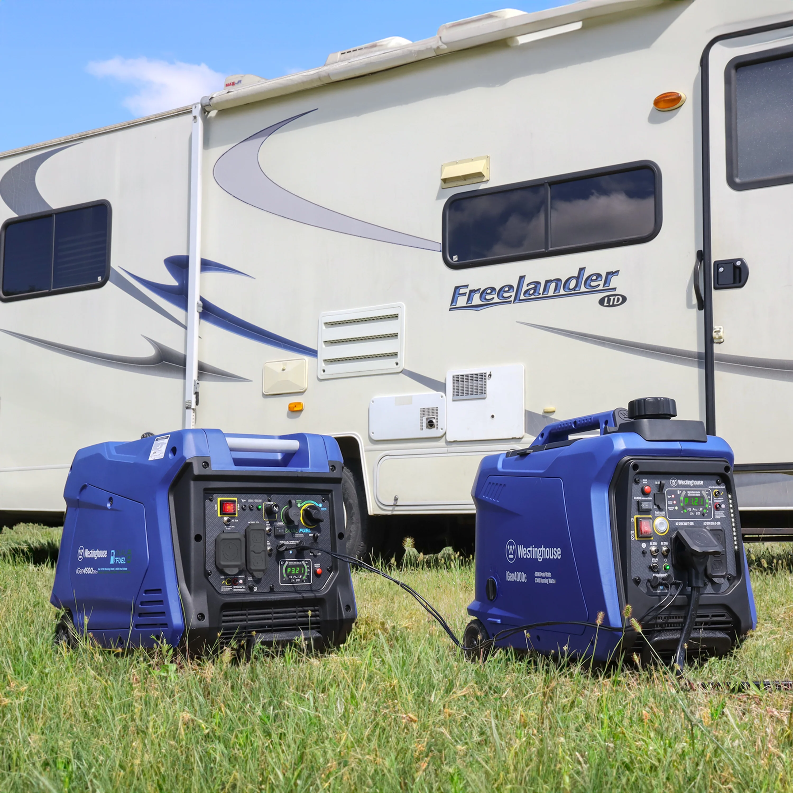 Westinghouse 4000 Peak Watt Gas Portable Inverter Generator with Remote Start & CO Sensor