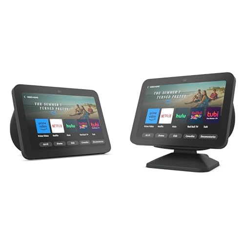 Amazon Echo Show 8 (newest model), With Spatial Audio, Smart Home Hub, and Alexa, Charcoal