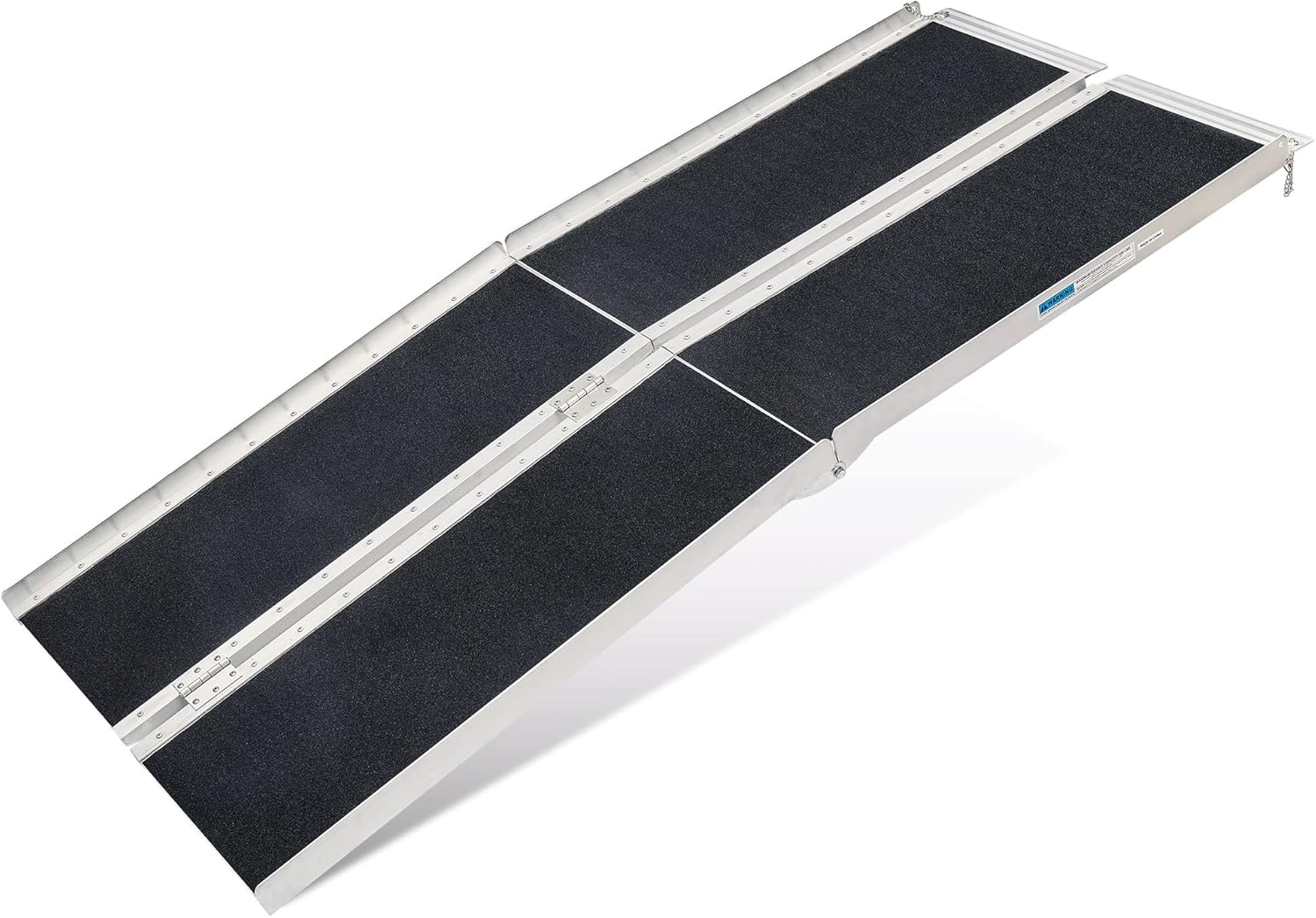 LEMNISCATE Wheelchair Ramp 6FT, Portable Wheelchair Ramp for Home, Lightweight Aluminum Ramp for Steps, Non-Skid Threshold Ramp for Doorways, Curbs, Foldable Mobility Scooter Ramp