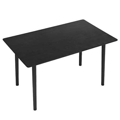 DELAVIN 29.5" Solid Wood Dining Table, Modern Small Dining Table, Square Farmhouse Kitchen Table, Cafe Table for Living Room Dining Room, Easy Assembly, Walnut