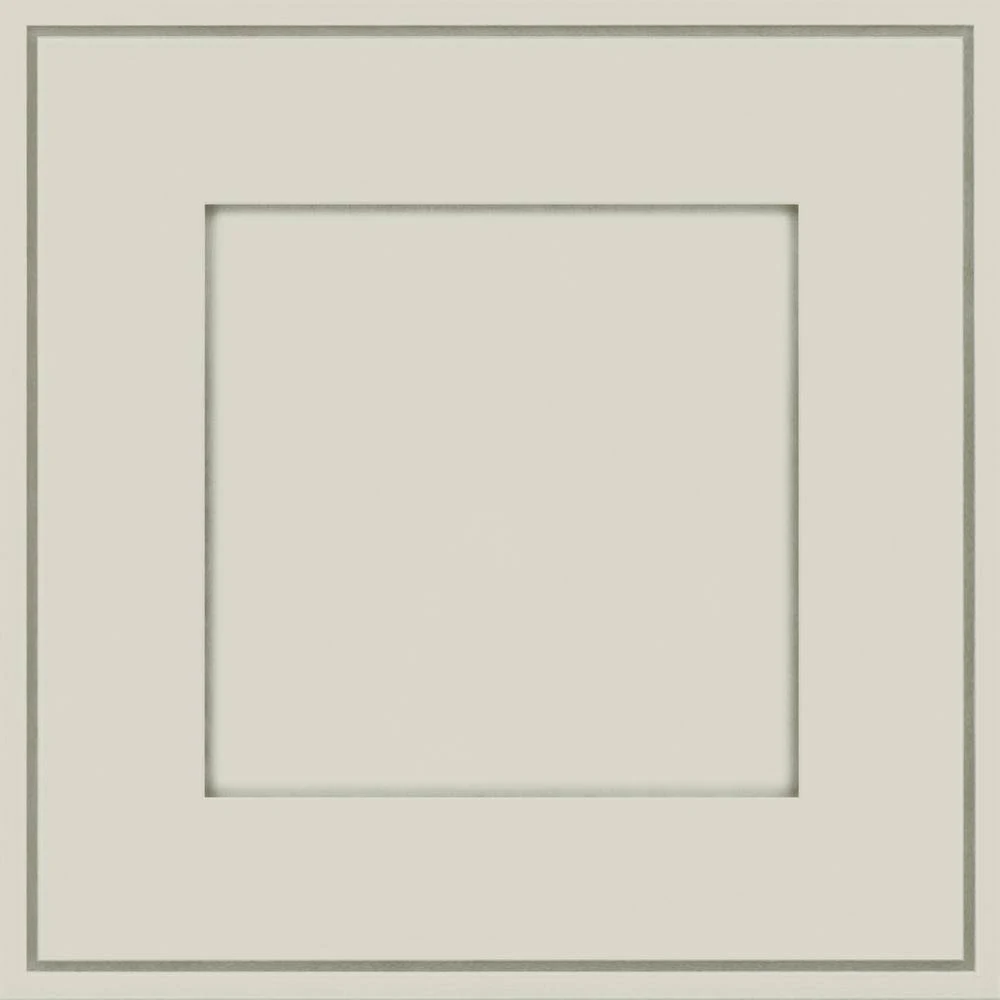 KraftMaid Shaker 15 x 15 in. Cabinet Door Sample in Moonshine