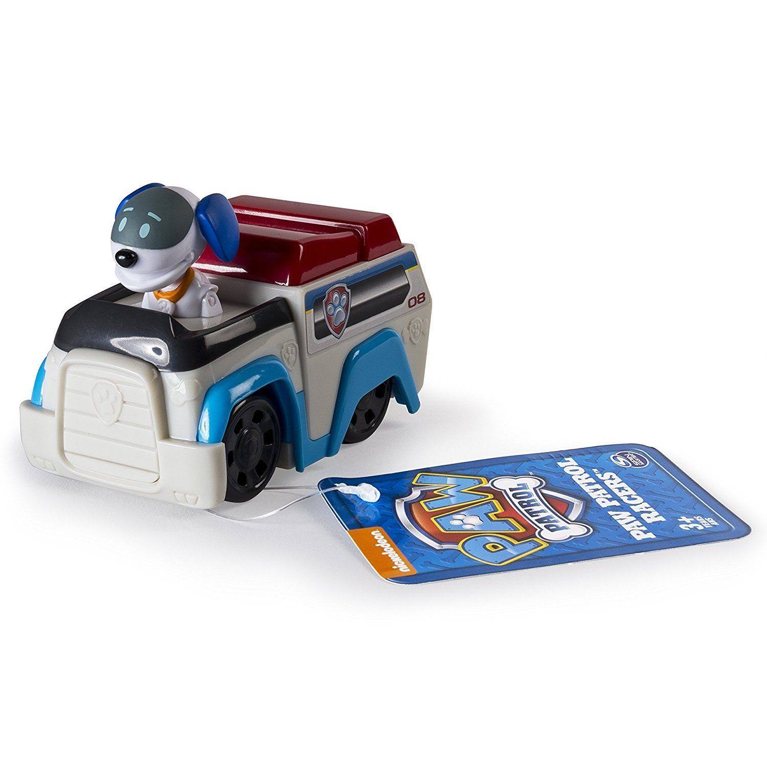 Paw Patrol Racers Vehicle Set, Chase, Robodog, Tracker - 3 count