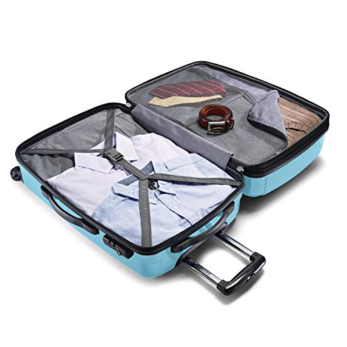 Samsonite Winfield 2 Hardside Expandable Luggage with Spinner Wheels, Brushed Anthracite, Checked-Large 28-Inch