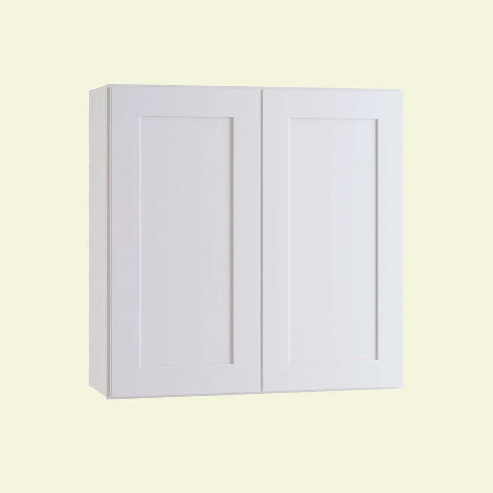 Home Decorators Collection Newport Assembled 30 x 30 x 12 in. Plywood Shaker Wall Kitchen Cabinet Soft Close in Painted Pacific
