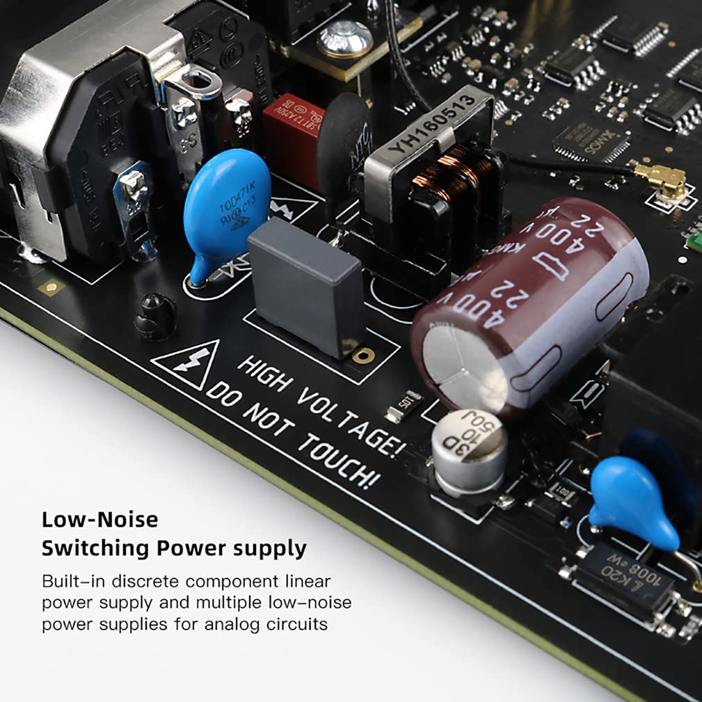 SMSL DO100 USB DAC ES9038Q2Mx2 OPA1612x4 Bluetooth5.0 DSD512 32bit/768kHz USB/BT/Opt/Coax Input RCA/XLR Output High Resolution Balanced Audio Decoder with Remote Control