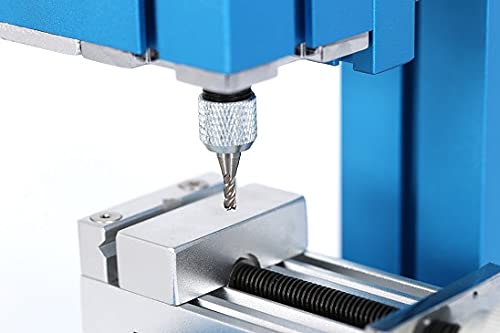 Universal Mini Metal Lathe Machine Motorized Metalworking DIY Tool Benchtop Woodworking for Hobby Science Education Modelmaking W10003M AC100V~240V (24W Lathe)