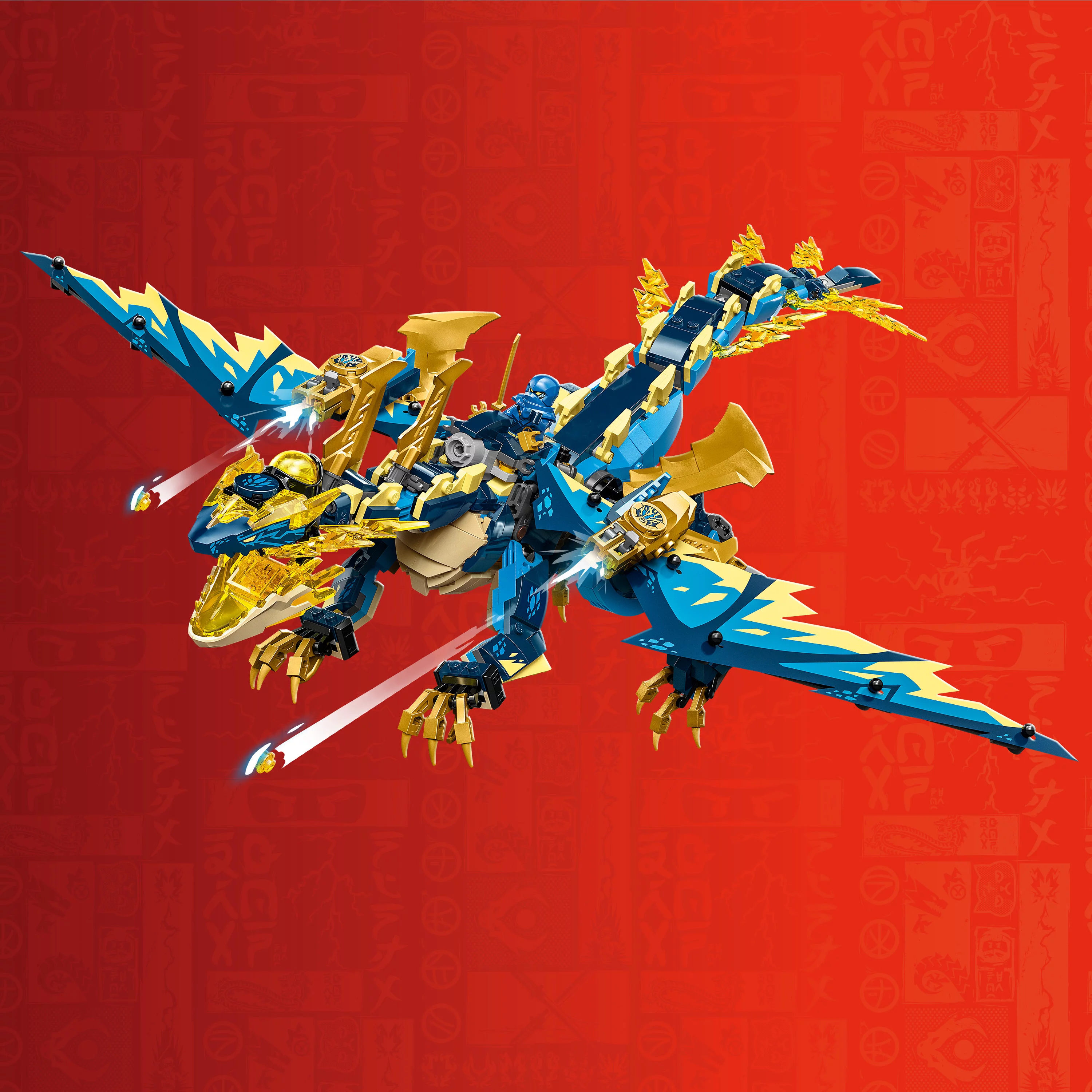 LEGO NINJAGO Elemental Dragon vs. The Empress Mech 71796 Building Toy Set, Features a Dragon, Mech, Ninja Flyer and 6 Minifigures, Gift for Boys and Girls Ages 9+ Who Love Ninja Warriors