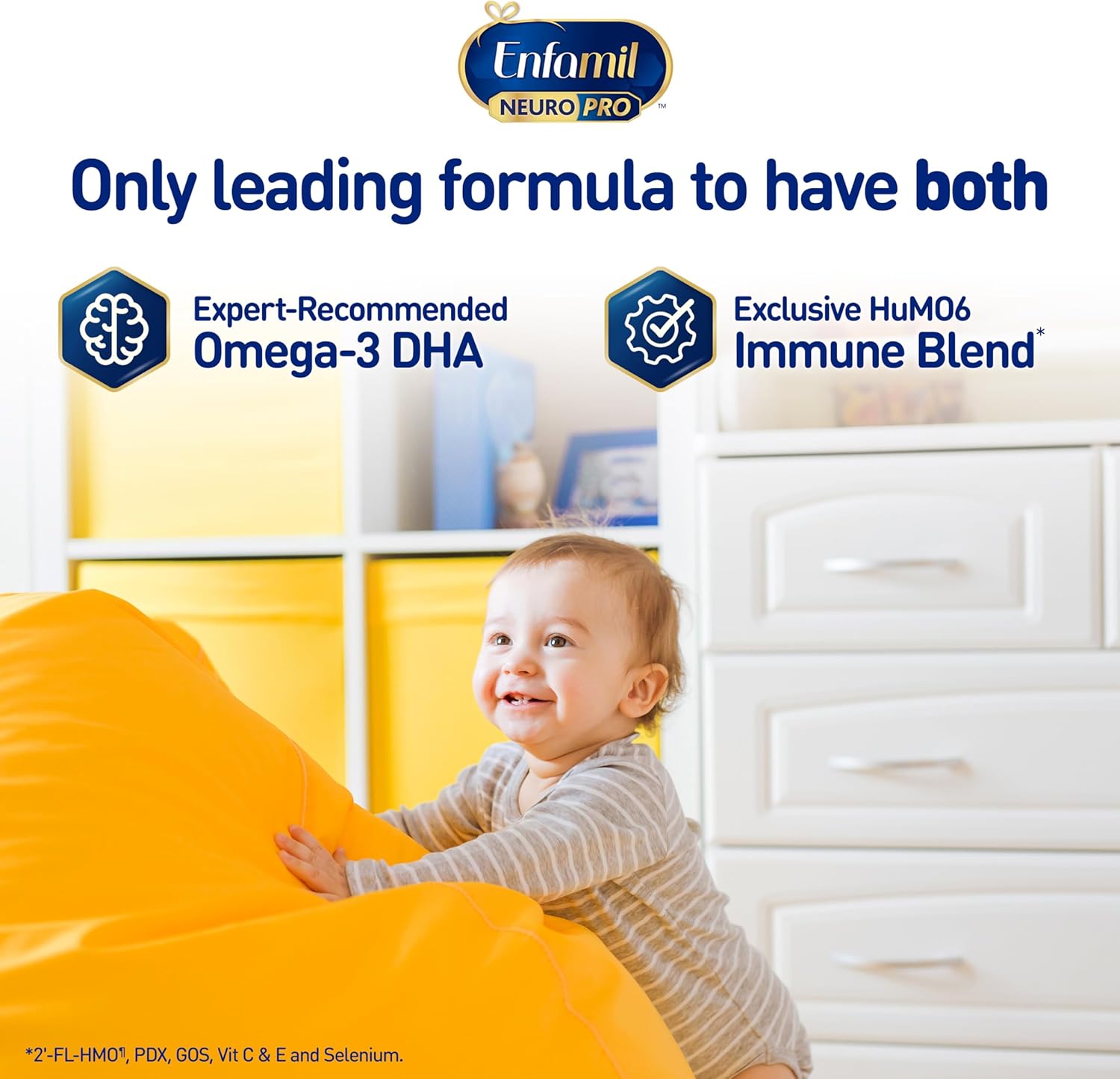 Enfamil NeuroPro Baby Formula, Triple Prebiotic Immune Blend with 2'FL HMO & Omega-3 DHA, Inspired by Breast Milk, Non-GMO, Refill Box, 36.4 Oz+Ready-to-Feed Infant Formula, Liquid, 8 Fl Oz (24 Count)