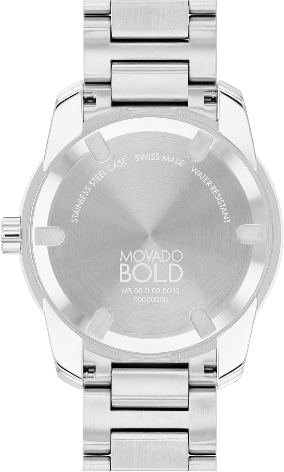 Movado Bold Verso Men's Sport Watch - Swiss Quartz Movement, Stainless Steel Link Bracelet - 5 ATM Water Resistance - Luxury Fashion Timepiece for Him - 42mm