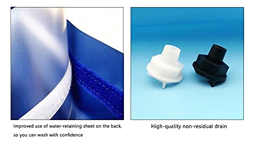 Air Conditioner Cleaning Cover Split Cleaning kit Wall Mounted Air Conditioning Cleaner Kit Dust Washing Clean Protector Bag Aircon Washbag Waterproof with Drain Outlet (Size : 1-2p)