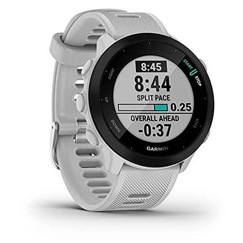 Garmin Forerunner 55 GPS Running Watch (Black) with 2-Pack Screen Protector Bundle