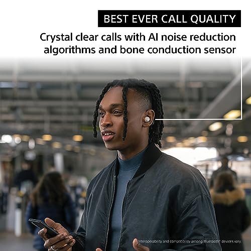 Sony WF-1000XM5 The Best Truly Wireless Bluetooth Noise Canceling Earbuds Headphones with Alexa Built in, Silver