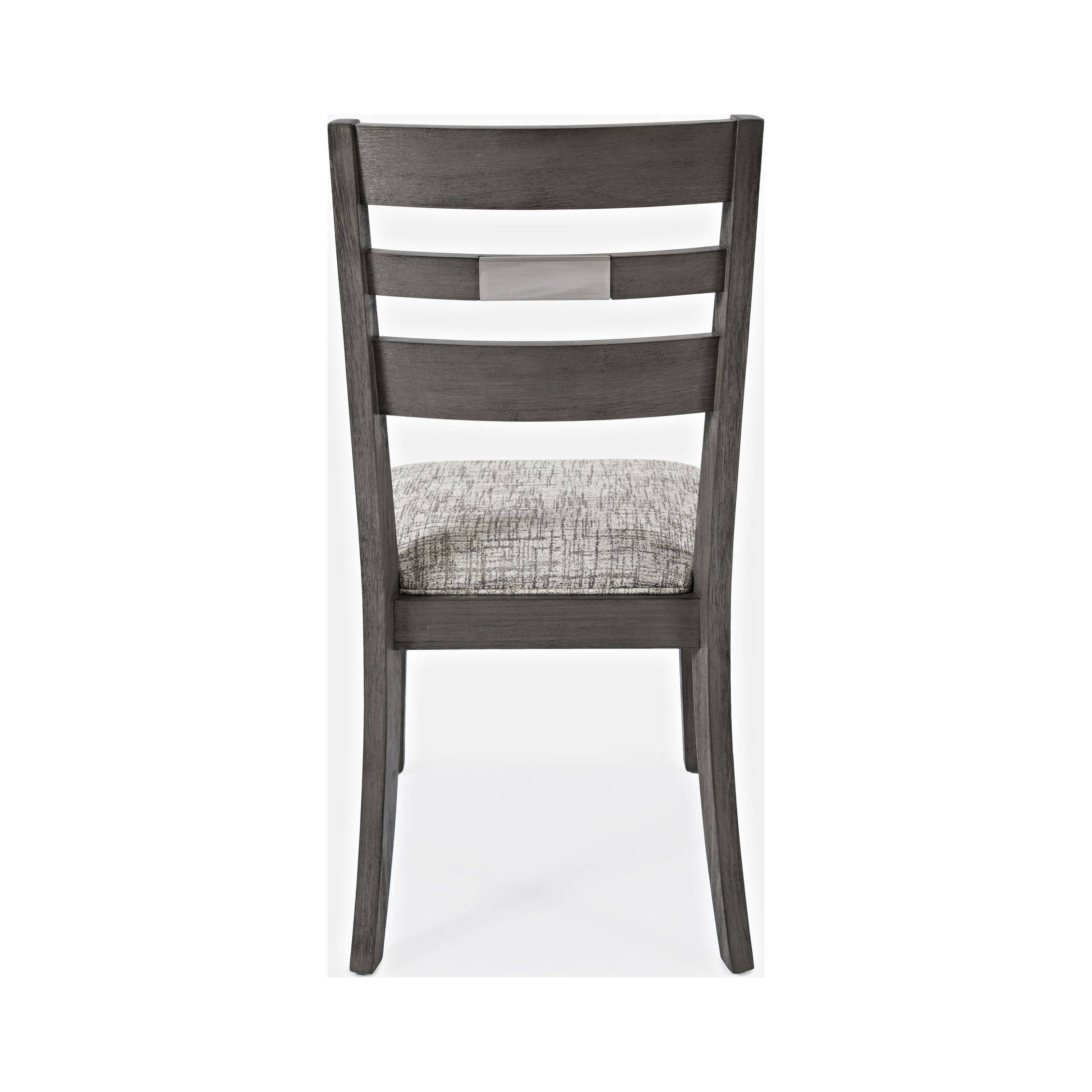 Jofran Altamonte Brushed Gray Ladderback Chair - Set of 2