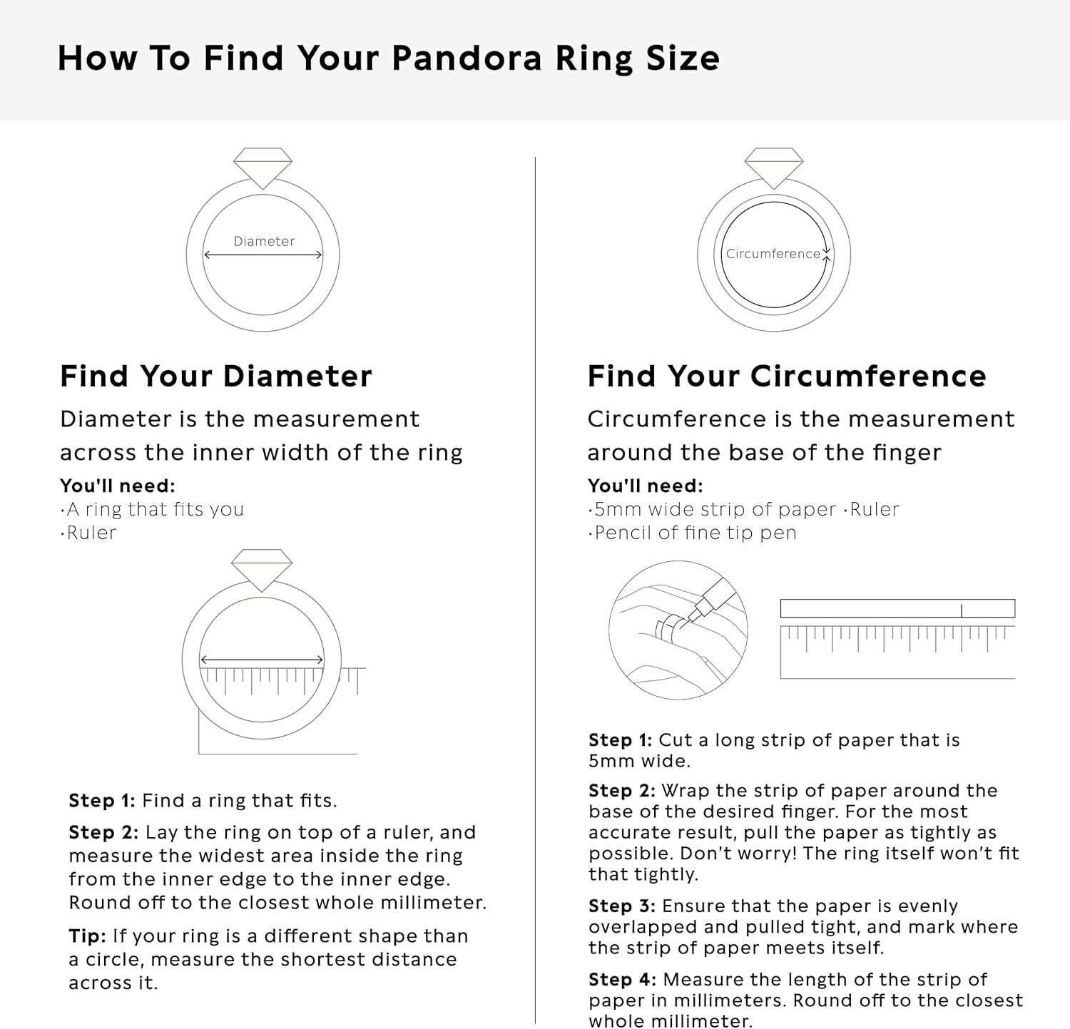 Pandora Double Heart Sparkling Ring - Sterling Silver Ring for Women - Gift for Her - Sterling Silver with Clear Cubic Zirconia - Size 7.5
