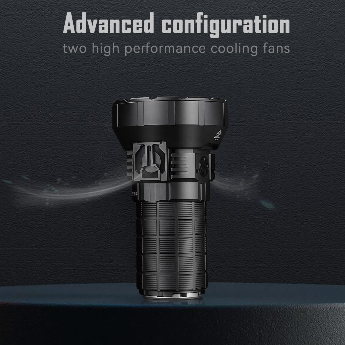 IMALENT MR90 Rechargeable Flashlight 50000 Lumens, Super Bright Flashlights with Cree XHP 70.2 LEDs Long Beam Distance 1586 Meters, Tactical Torch for Camping and Hiking