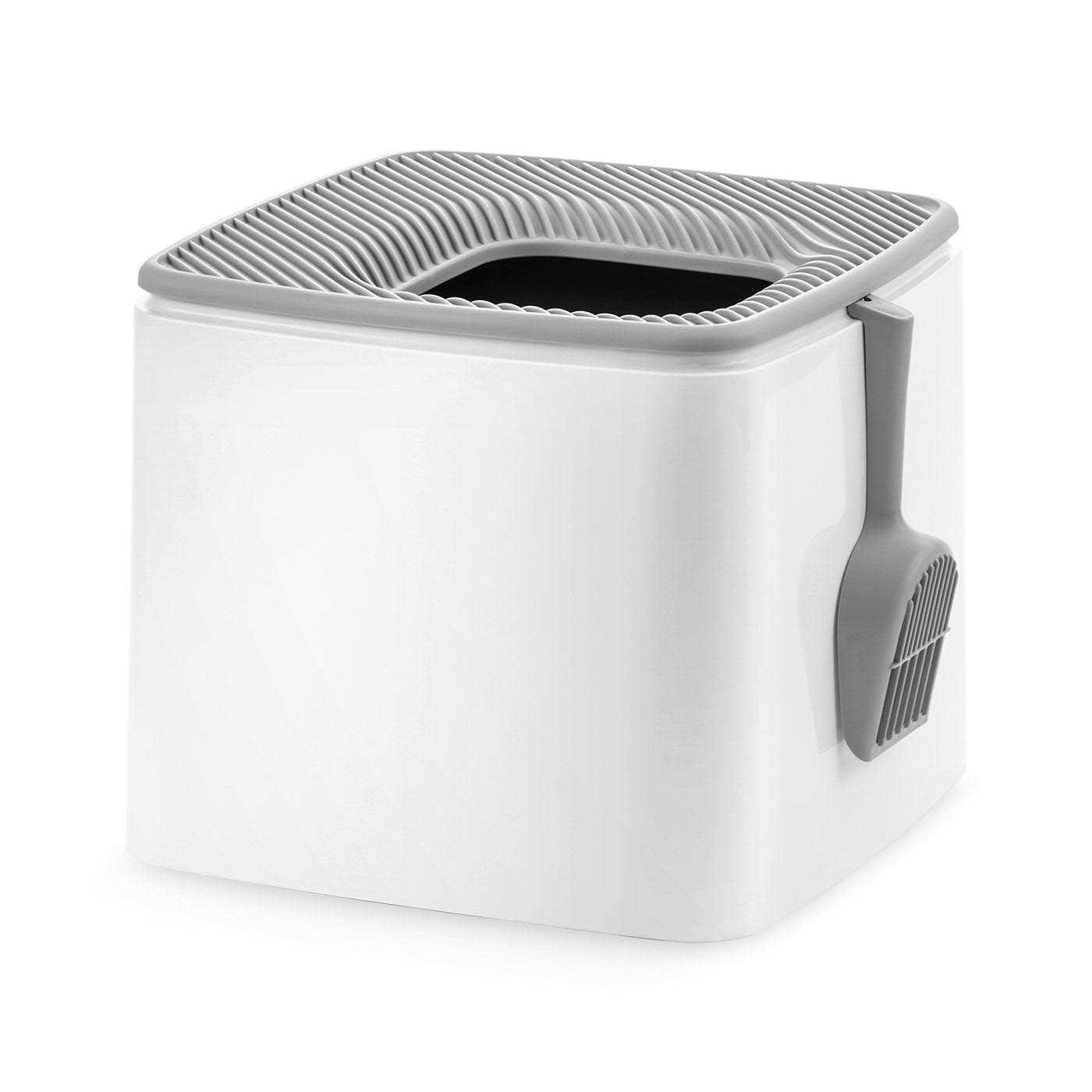 IRIS USA Premium Square Top Entry Cat Litter Box with Scoop - Pet Supplies online store