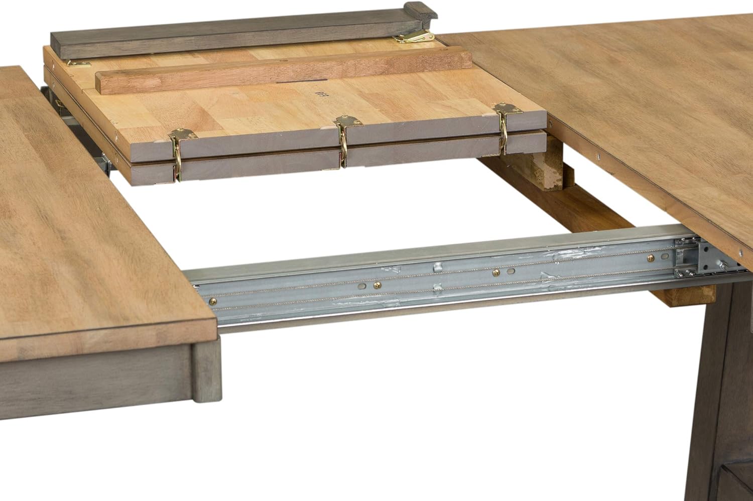 Liberty Furniture Industries Lindsey Farm 7 Piece Trestle Table Set, W38 x D78 x H30, Gray