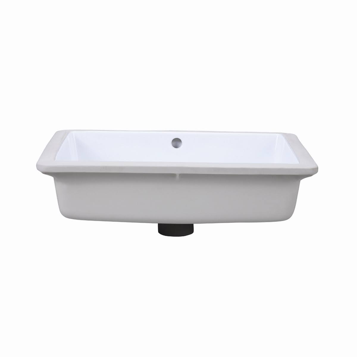Decolav 1482-CWH Classically Redefined Rectangular Undermount Bathroom Sink White