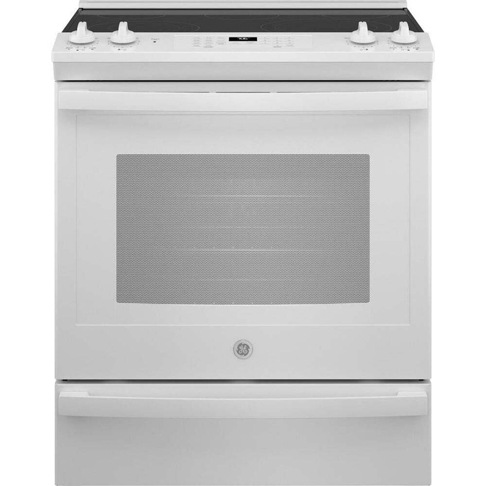 GE APPLIANCES JS760DPWW  SLIDE IN ELECTRIC RANGE Black