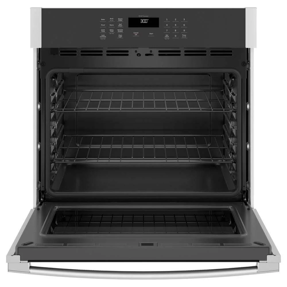 Ge Jts3000 30" Wide 5 Cu. Ft. Single Electric Oven - Stainless Steel
