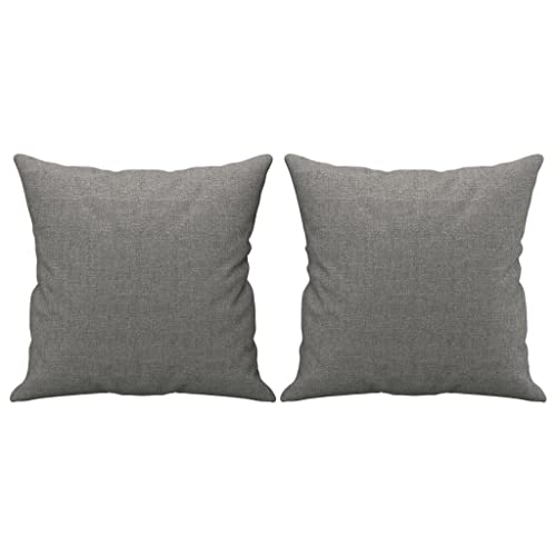 2-Seater Sofa, Ottoman Modern Sofa Minimalist Sofa Traditional Sofa Suitable for Vacation Rental Dorm Room Bedroom Lounge with Pillows&Cushions Dark Gray 47.2" Fabric
