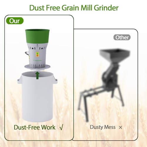EVERYGROW Grain Mill Grinder Electric