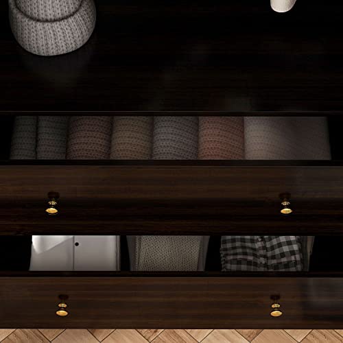 FAMAPY 4-Door Wardrobe Closet with Mirror, Armoires and Wardrobes with Drawers and Shelves, Armoire Wardrobe Closet with Hanging Rod, White (63”W x 19.7”D x 70.9”H)