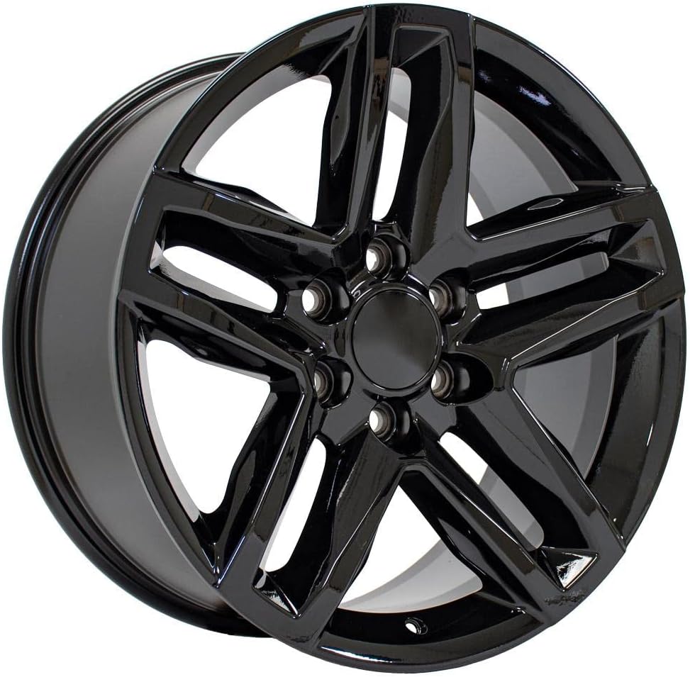 OE Wheels LLC 20 inch Rim Fits 6x139.7 Silverado Suburban Tahoe Sierra Yukon Escalade CV34B 20x9 Black Wheels Hollander: 5911