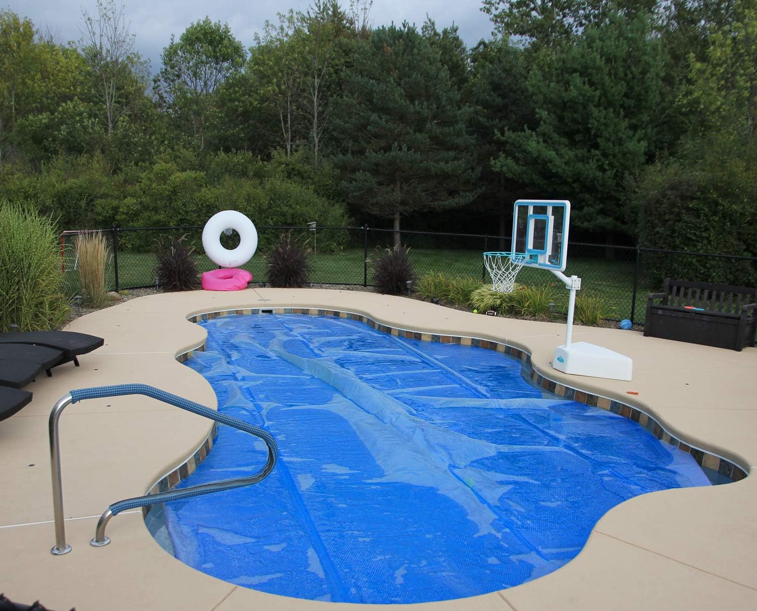 Sun2Solar Blue 20 ft. x 50 ft. Rectangle Solar Cover | 800 Series Style | Heat Retaining Blanket for In-Ground and above-Ground Rectangular Swimming Pools | Use Sun to Heat Pool | Bubble-Side Down