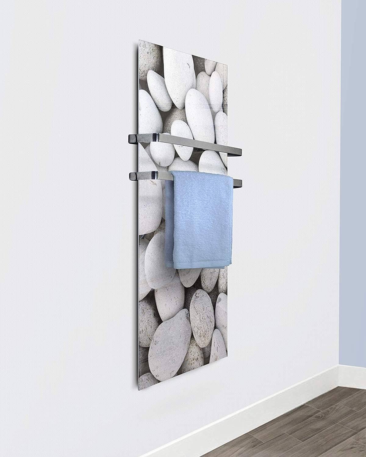 Heat Storm Wall-Mounted Glass Radiant Heater, 16x22 x 48x22-Gray Square
