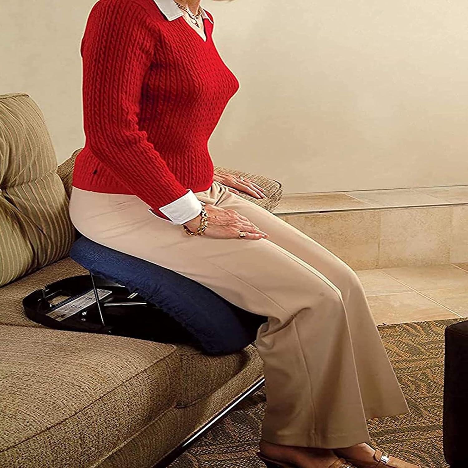 Assist Cushion Uplift Seat Assist Cushion, Lifting Seats and Sofa Stand Assist,Elderly Standing Aid,for Help The Elderly Get On and Off