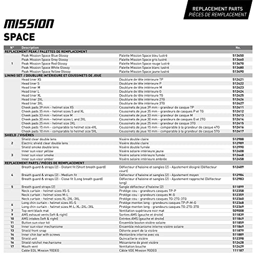 CKX Mission Full Face Helmet Space Electric Double Shield