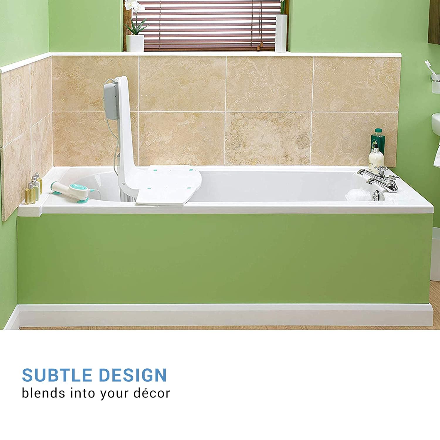 Lumex Splash Bath Lift with Ultra-Compact Design and Remote Control, 5033A-1