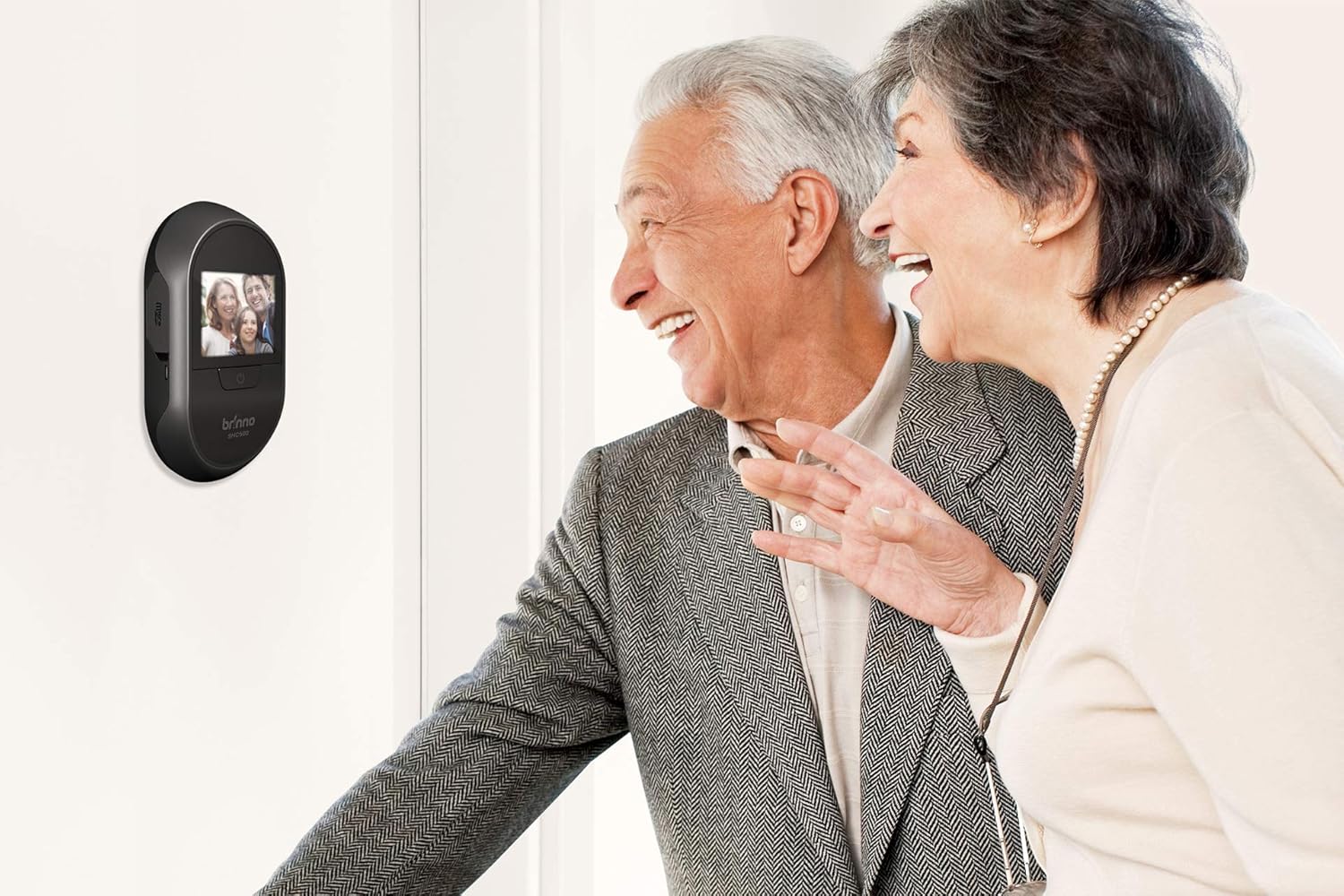 Brinno Front Door Peephole Security Camera SHC500 – Theft Proof Design – Superior Battery Life – No Motion Detection – No Smartphone Necessary - Quick, Easy Installation