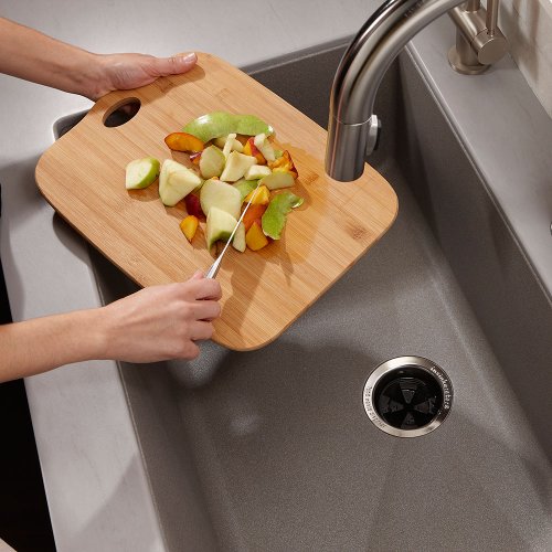 InSinkErator Garbage Disposal, Evolution Cover Control Plus, Quiet Series, 3/4 HP Batch Feed, Gray