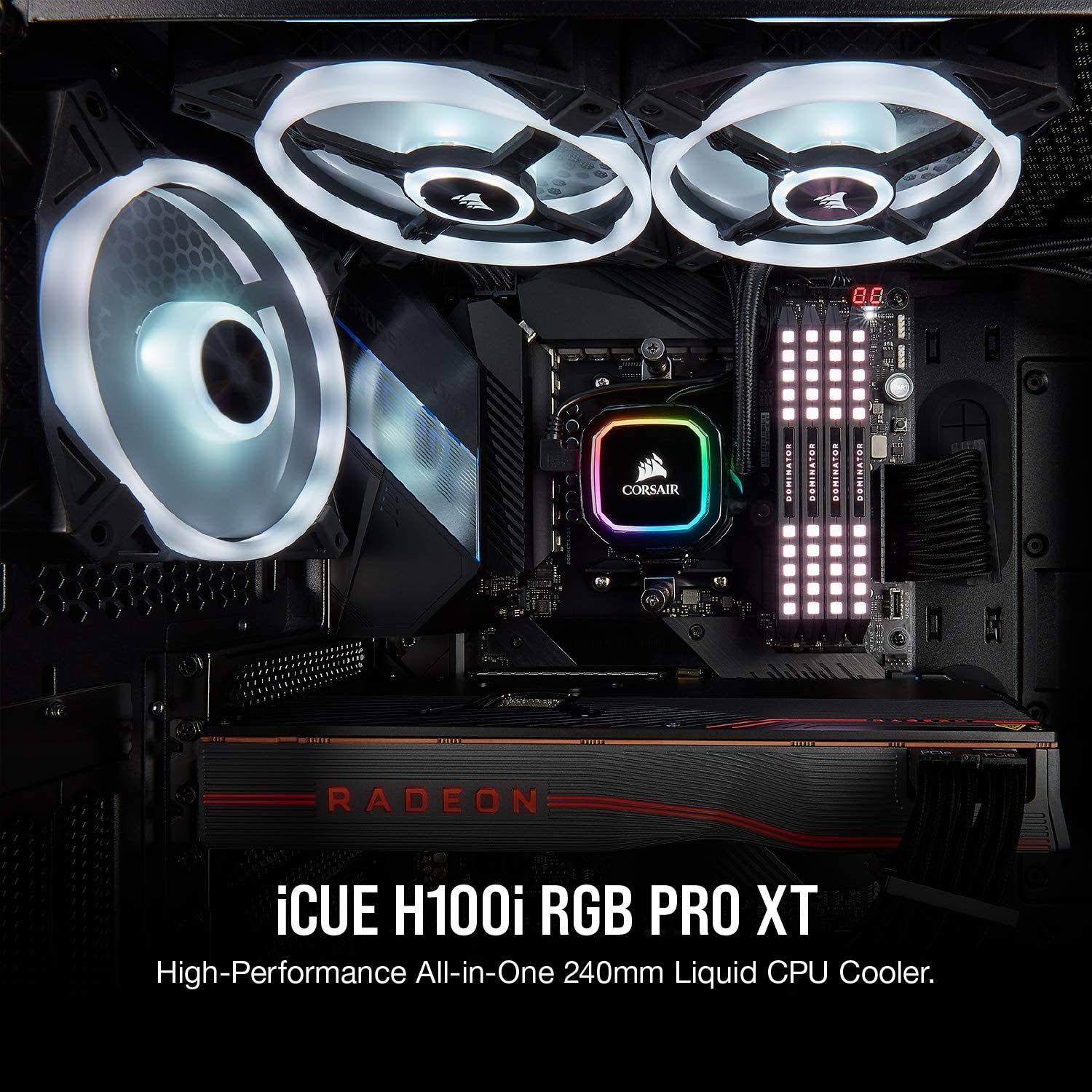 CORSAIR iCUE H100i RGB PRO XT Processor liquid cooling system