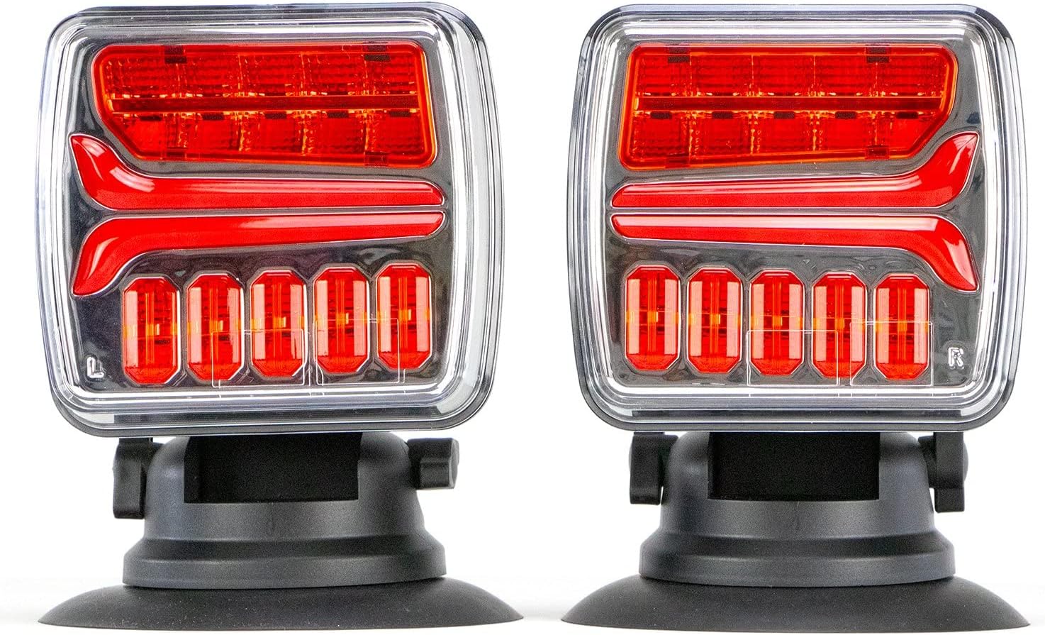 VULCAN Wireless LED Towing And Trailer Light Kit For Trucks, Trailers, RVs, SUVs And Boats