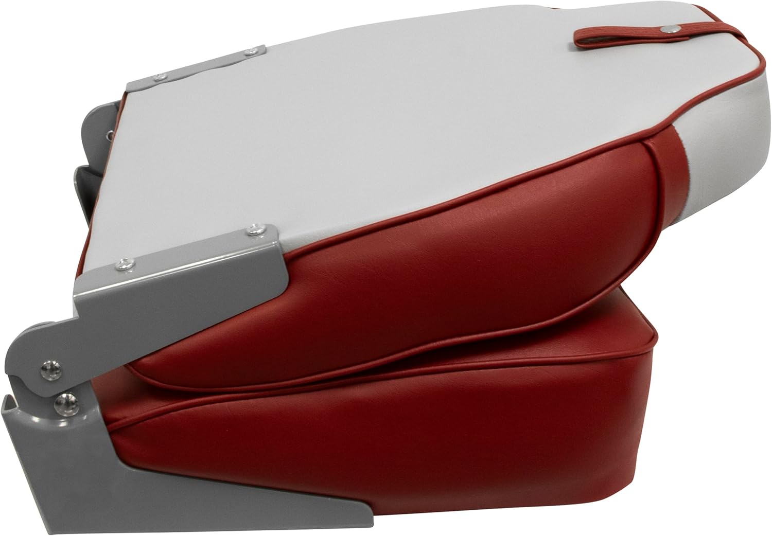 Wise 8WD640PLS-661 Lund Style High Back Boat Seat, Grey/Red
