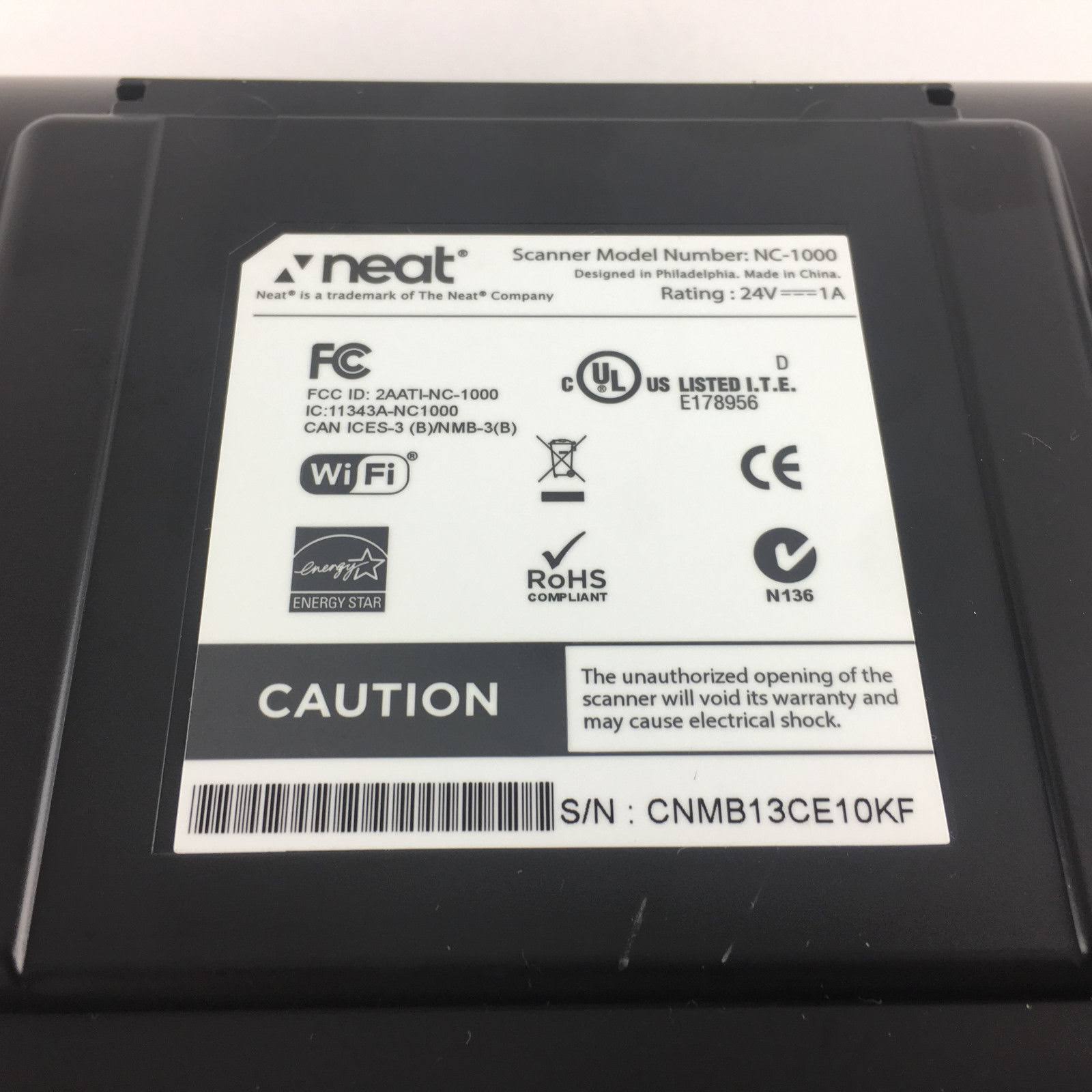Neat Desk NC-1000 Desktop Scanner u0026 Digital Filing System