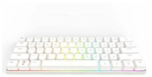 GK61 Mechanical Gaming Keyboard - 61 Keys Multi Color RGB Illuminated LED Backlit Wired Programmable for PC/Mac Gamer (Gateron O