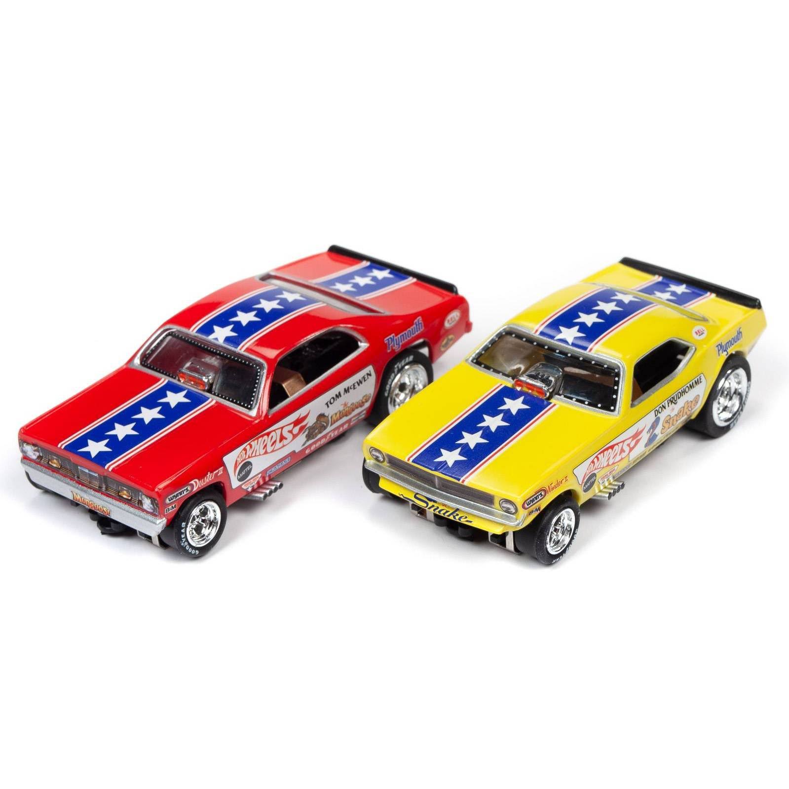 Auto World Hot Wheels Slot Snake Vs Mongoose Car Racing Set SRS330