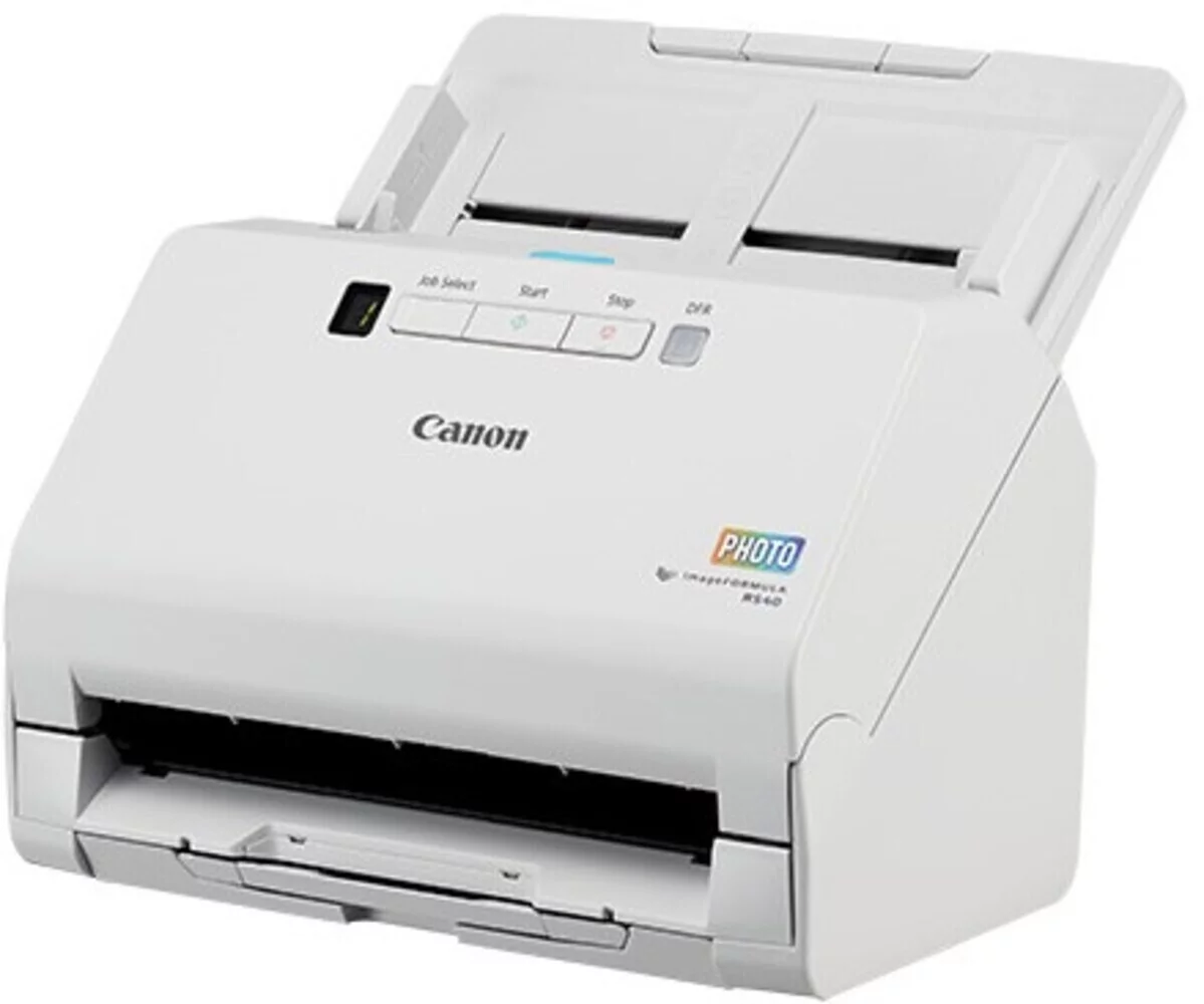 Canon imageFORMULA RS40 Photo and Document Scanner, White