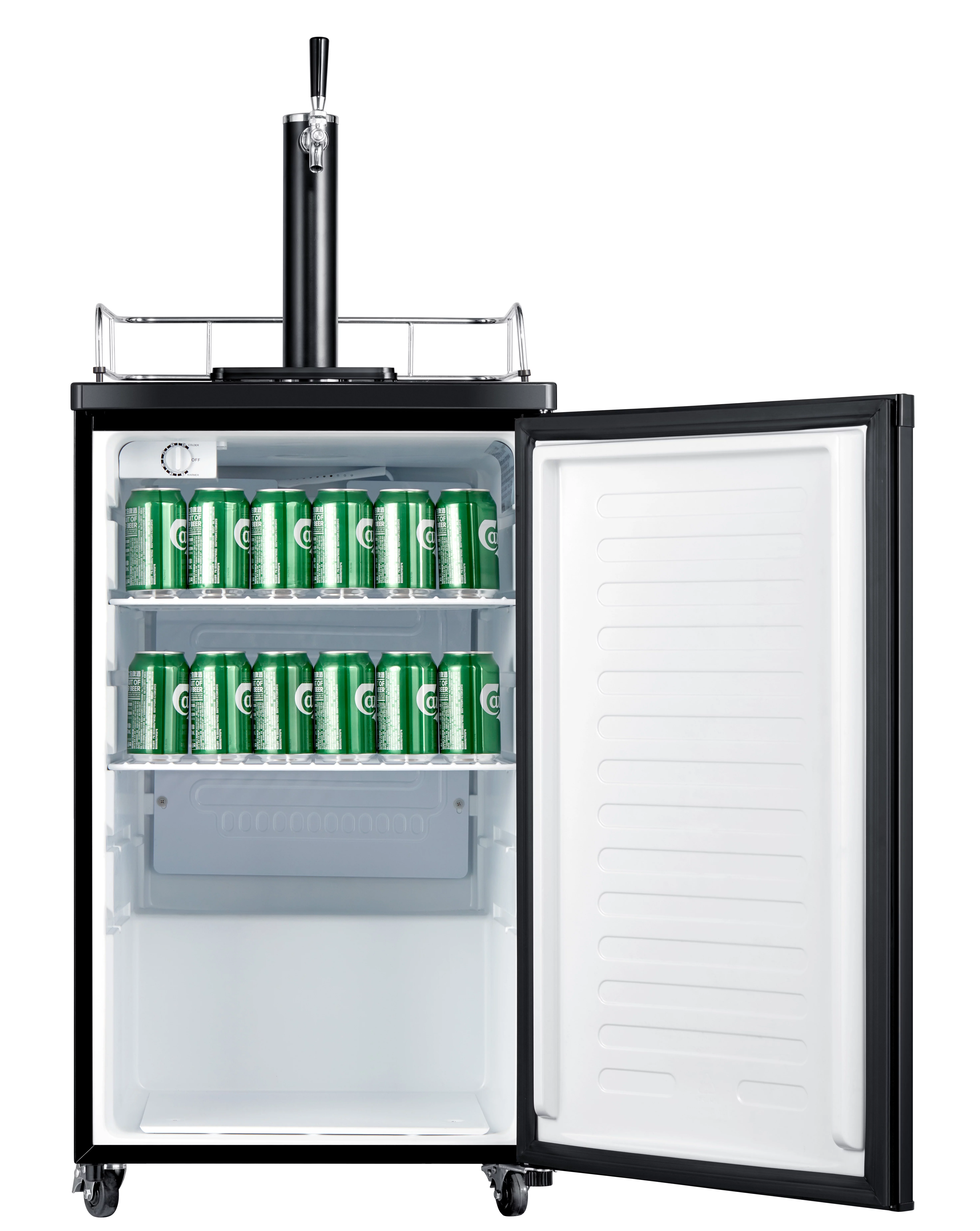 Arctic King Single Tap Kegerator, 4.9 cu. ft, Black, ABDA049ADBS